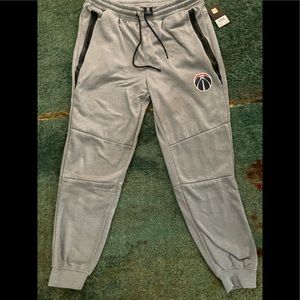 BRAND NEW MENS OFFICIAL NBA WASHINGTON WIZARDS SWEATPANTS FOR SALE SIZE L & M!